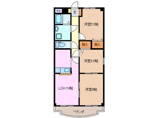 ハッピー２０００稲場の物件間取画像